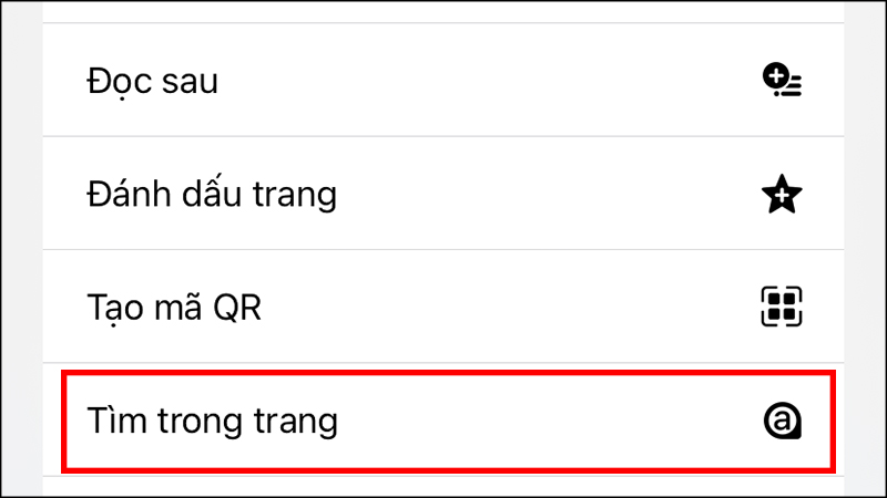 Mục Tìm trong trang